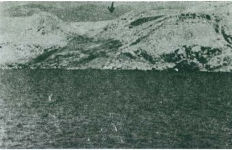 Italian photo, September 1941. Furnaža (above Malin), graves excavated by Italian soldiers, burning the victims on pyres.