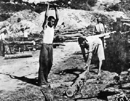 Težak fizički rad brzo je lomio i najsnažnije zatočenike