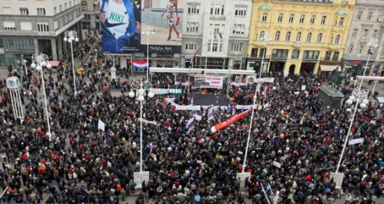 Zagreb protesti Zagreb protesti